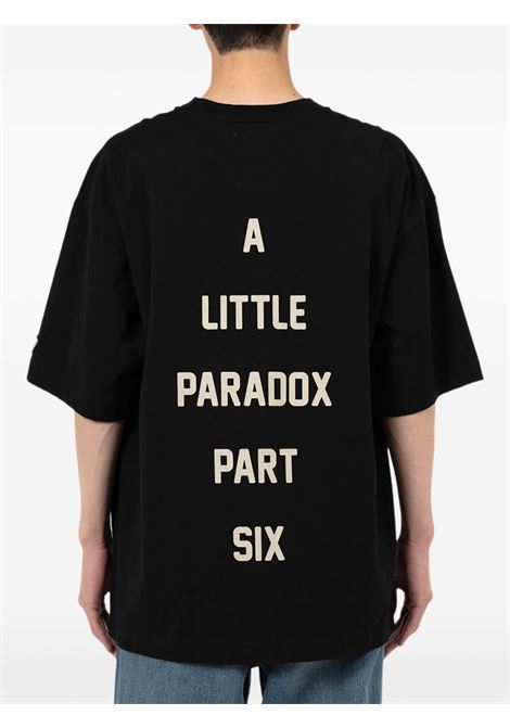 t-shirt cat printed uomo nera MAISON MIHARA YASUHIRO | J15TS762BLACK